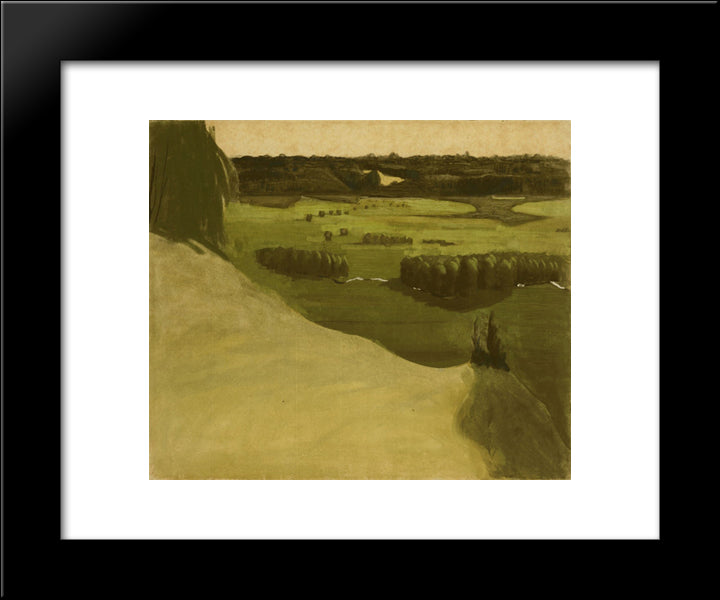 Raigardas (I) 20x24 Black Modern Wood Framed Art Print Poster by Ciurlionis, Mikalojus