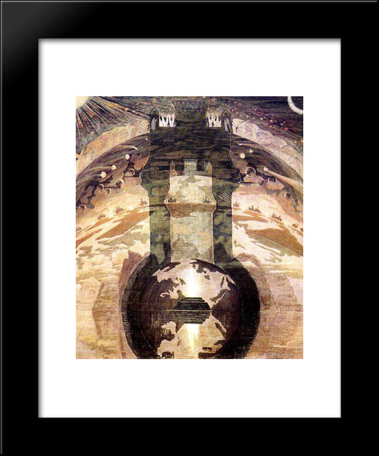 Rex 20x24 Black Modern Wood Framed Art Print Poster by Ciurlionis, Mikalojus