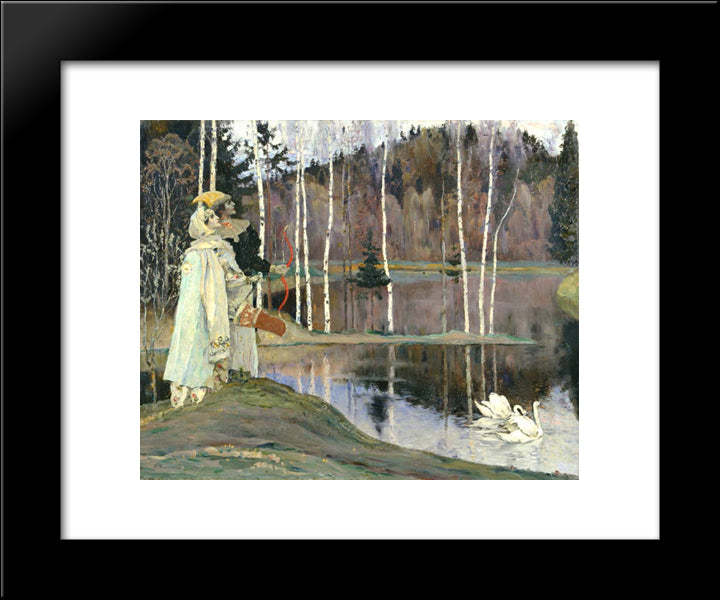 Harmony Concord 20x24 Black Modern Wood Framed Art Print Poster by Nesterov, Mikhail