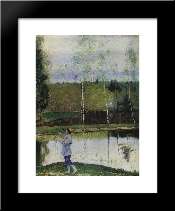 Lel 20x24 Black Modern Wood Framed Art Print Poster by Nesterov, Mikhail
