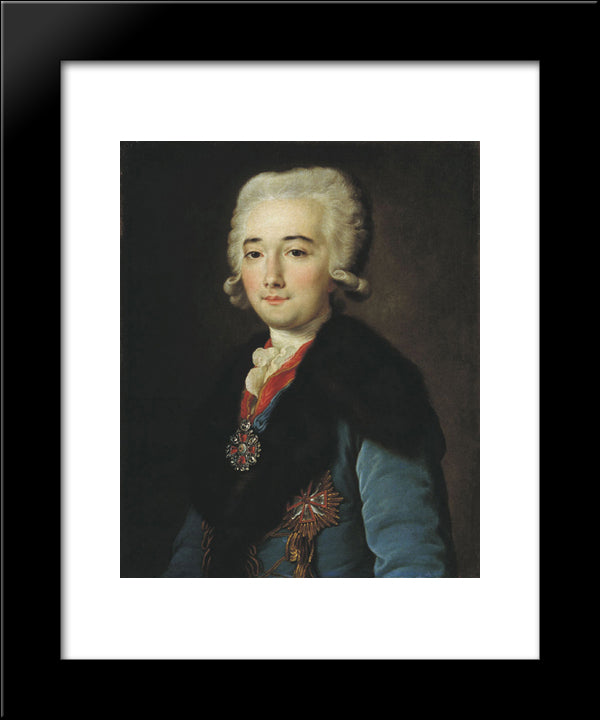 Alexandr Matveevich Dmitriev-Mamonov 20x24 Black Modern Wood Framed Art Print Poster by Shibanov, Mikhail