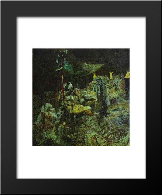 Eastern Tale 20x24 Black Modern Wood Framed Art Print Poster by Vrubel, Mikhail