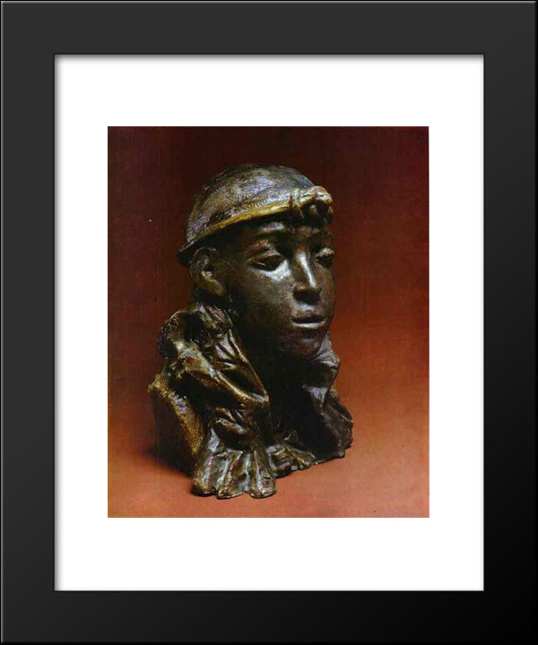 Egyptian Woman 20x24 Black Modern Wood Framed Art Print Poster by Vrubel, Mikhail