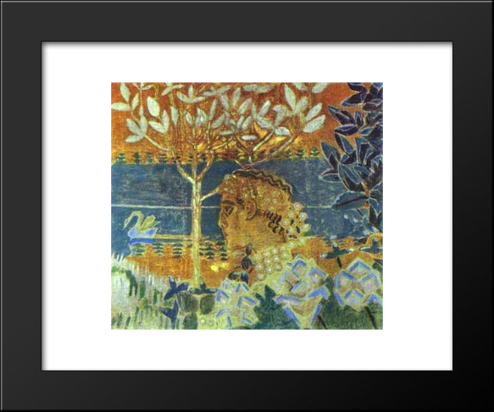 Guido 20x24 Black Modern Wood Framed Art Print Poster by Vrubel, Mikhail