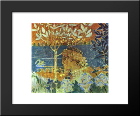 Guido 20x24 Black Modern Wood Framed Art Print Poster by Vrubel, Mikhail