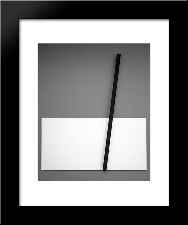 Untitled (From Splints) 20x24 Black Modern Wood Framed Art Print Poster by Schendel, Mira