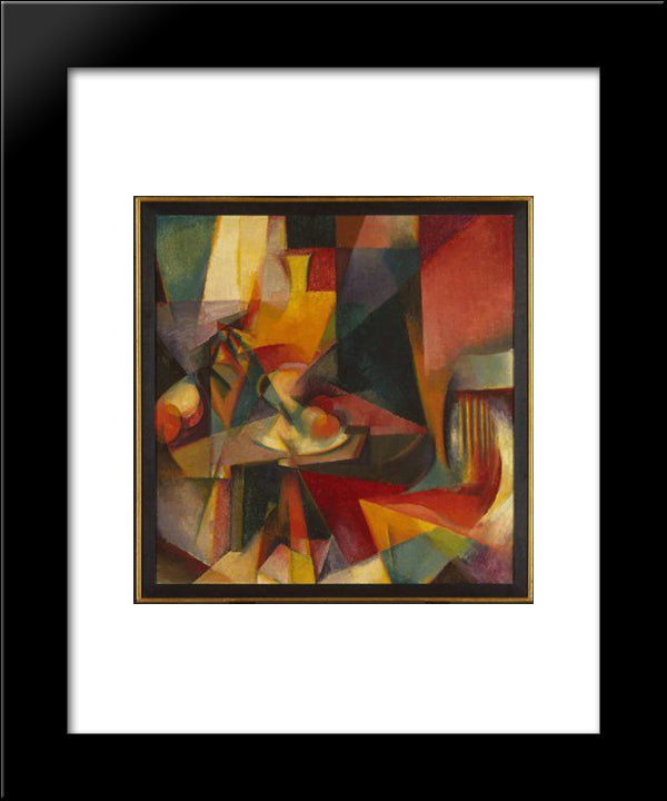 Synchromy No. 3 20x24 Black Modern Wood Framed Art Print Poster by Russell, Morgan