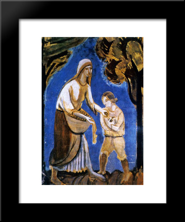 Harvest 20x24 Black Modern Wood Framed Art Print Poster by Boichuk, Mykhailo