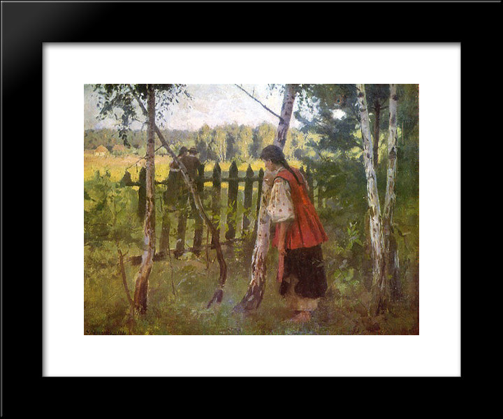 Jealousy 20x24 Black Modern Wood Framed Art Print Poster by Pymonenko, Mykola