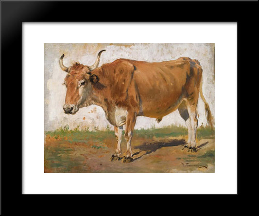 Ox 20x24 Black Modern Wood Framed Art Print Poster by Pymonenko, Mykola