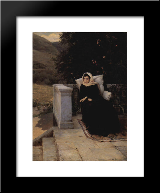 In The Warm Land 20x24 Black Modern Wood Framed Art Print Poster by Yaroshenko, Mykola