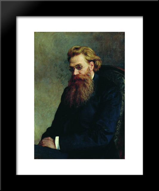Portrait Of Alexander Gerd 20x24 Black Modern Wood Framed Art Print Poster by Yaroshenko, Mykola