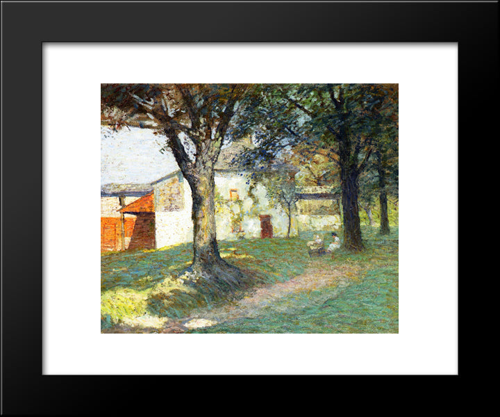 The Artist'S Studio, Chadds Ford, Pennsylvania 20x24 Black Modern Wood Framed Art Print Poster by Wyeth, N.C.
