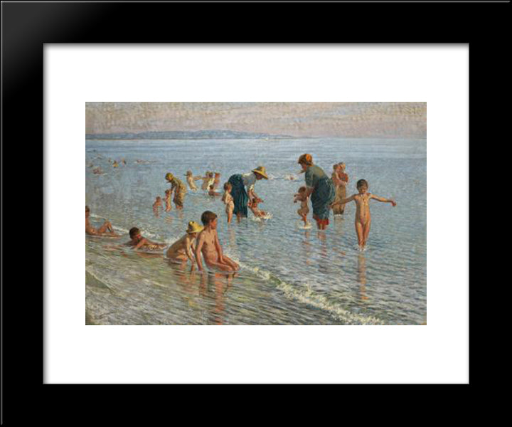 Summer 20x24 Black Modern Wood Framed Art Print Poster by Cannicci, Niccolo