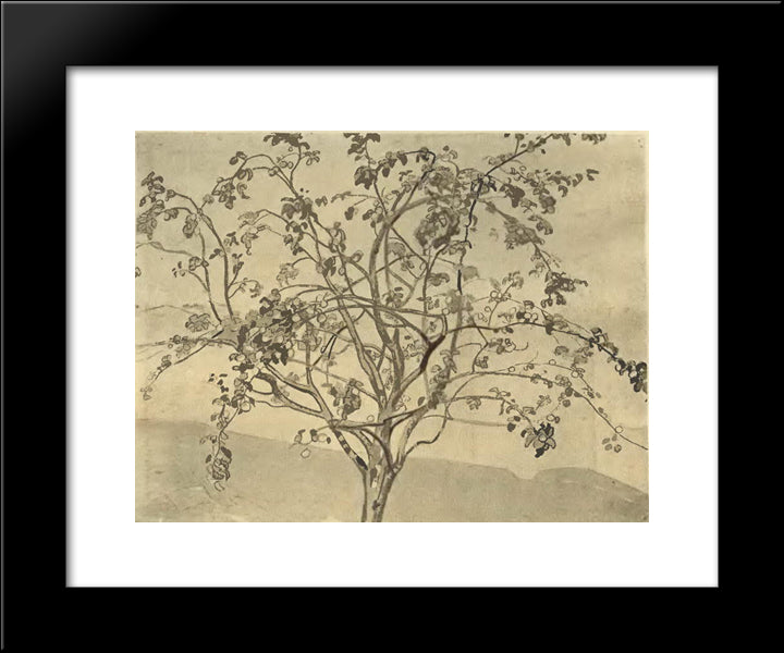 Apple Tree 20x24 Black Modern Wood Framed Art Print Poster by Roerich, Nicholas