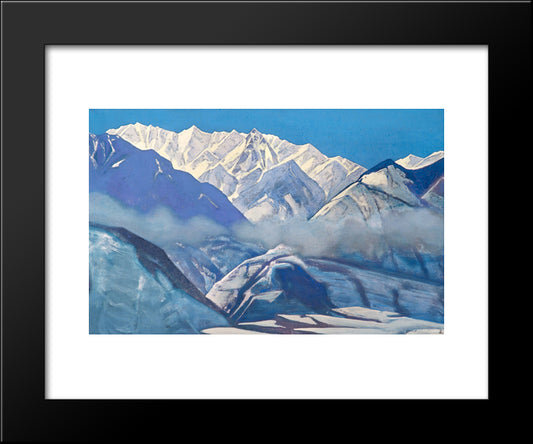 Devita 20x24 Black Modern Wood Framed Art Print Poster by Roerich, Nicholas