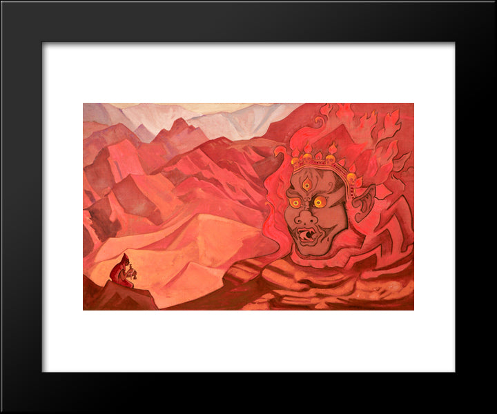 Dorje The Daring One 20x24 Black Modern Wood Framed Art Print Poster by Roerich, Nicholas