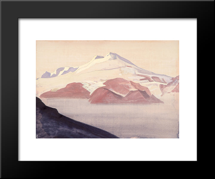 Elbrus, Caucasus. 20x24 Black Modern Wood Framed Art Print Poster by Roerich, Nicholas