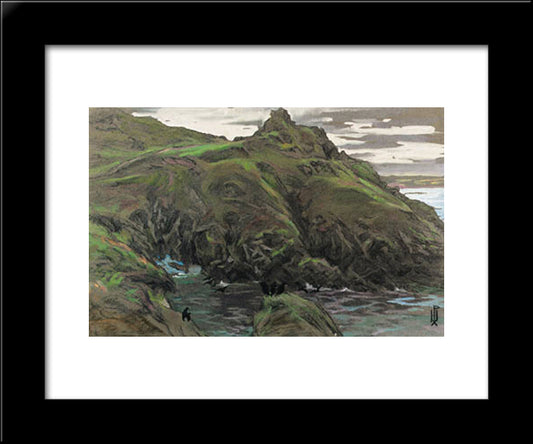Enlightenment 20x24 Black Modern Wood Framed Art Print Poster by Roerich, Nicholas