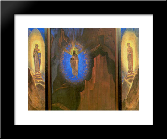 Fiat Rex 20x24 Black Modern Wood Framed Art Print Poster by Roerich, Nicholas