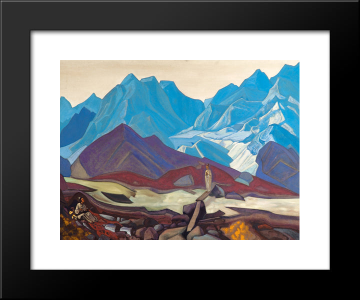 From Beyond 20x24 Black Modern Wood Framed Art Print Poster by Roerich, Nicholas