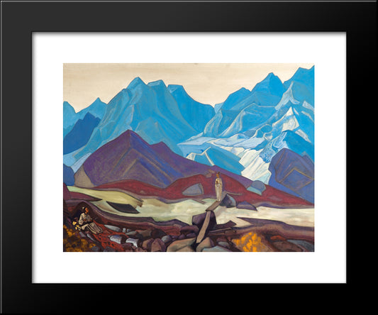 From Beyond 20x24 Black Modern Wood Framed Art Print Poster by Roerich, Nicholas