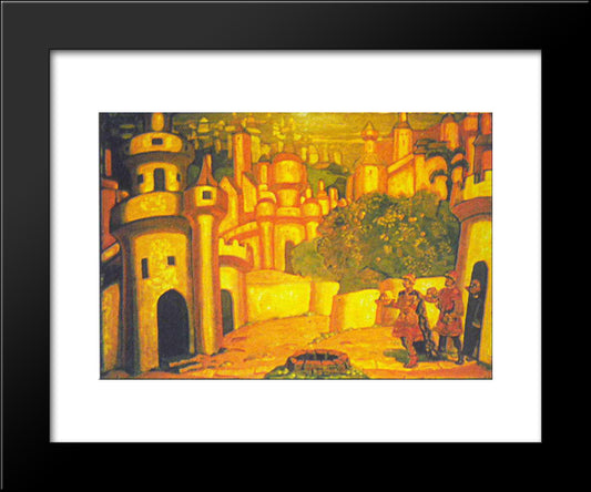 Gifts 20x24 Black Modern Wood Framed Art Print Poster by Roerich, Nicholas
