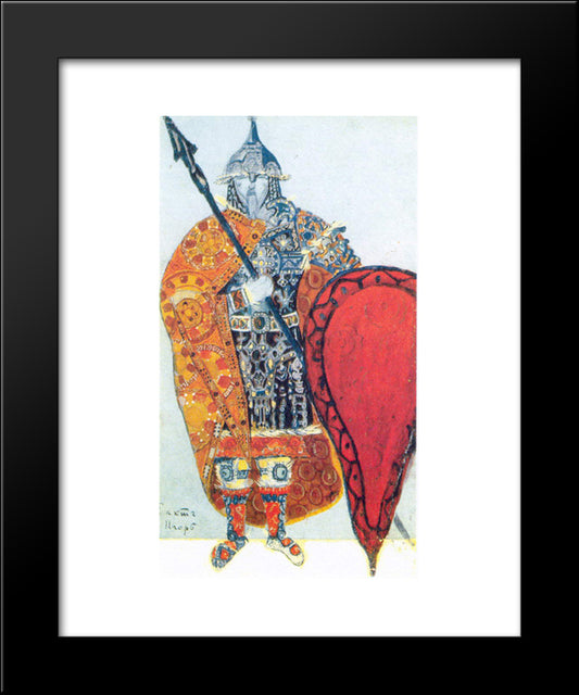 Igor 20x24 Black Modern Wood Framed Art Print Poster by Roerich, Nicholas
