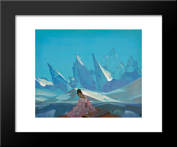 Kuan Yin 20x24 Black Modern Wood Framed Art Print Poster by Roerich, Nicholas
