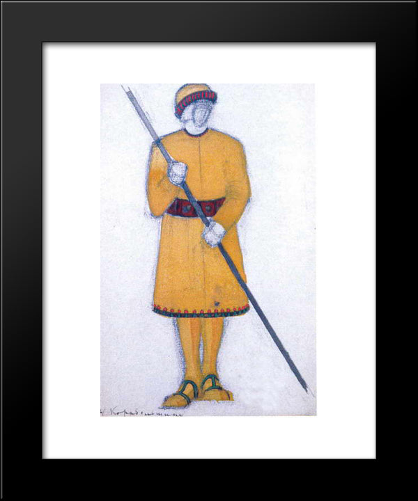 Mariners 20x24 Black Modern Wood Framed Art Print Poster by Roerich, Nicholas