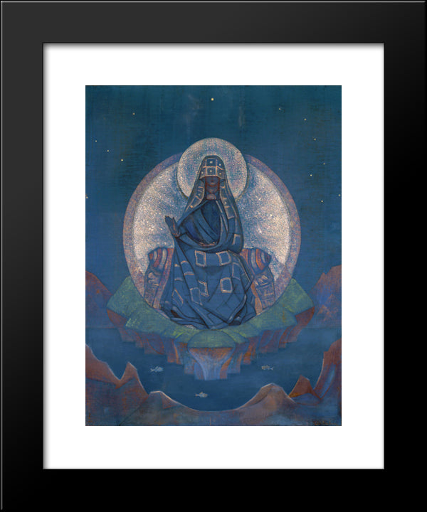 Mother Of The World 20x24 Black Modern Wood Framed Art Print Poster by Roerich, Nicholas