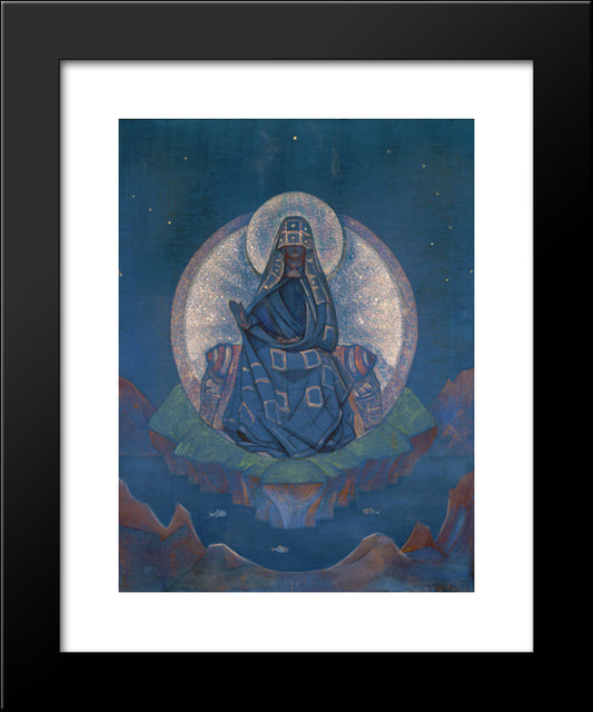 Mother Of The World 20x24 Black Modern Wood Framed Art Print Poster by Roerich, Nicholas