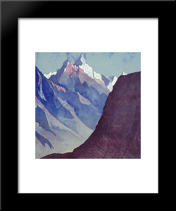 Mount M 20x24 Black Modern Wood Framed Art Print Poster by Roerich, Nicholas