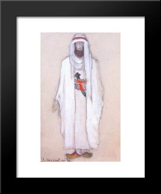 Old Arabian 20x24 Black Modern Wood Framed Art Print Poster by Roerich, Nicholas