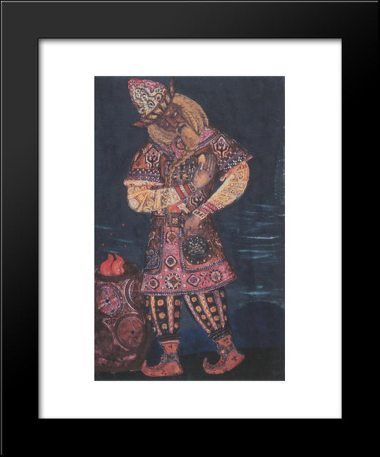 Oze 20x24 Black Modern Wood Framed Art Print Poster by Roerich, Nicholas