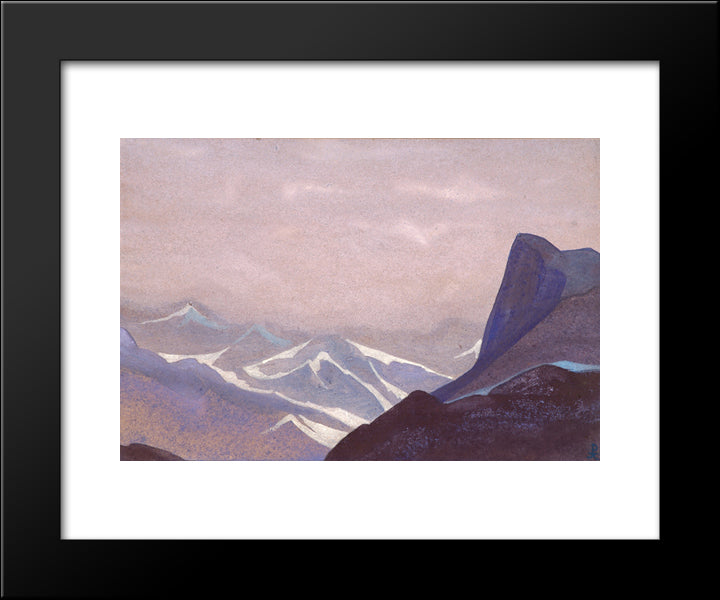 Pass Suget 20x24 Black Modern Wood Framed Art Print Poster by Roerich, Nicholas