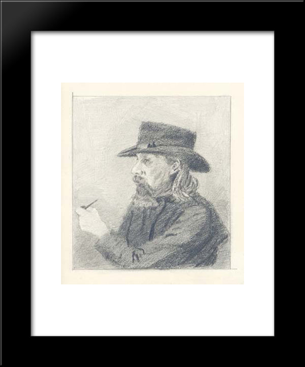 Priest From Gryzovo 20x24 Black Modern Wood Framed Art Print Poster by Roerich, Nicholas