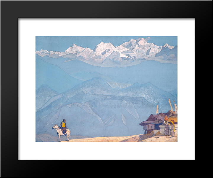 Remember 20x24 Black Modern Wood Framed Art Print Poster by Roerich, Nicholas