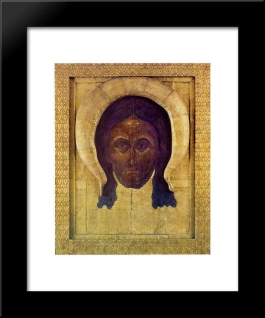 Saviour Almighty 20x24 Black Modern Wood Framed Art Print Poster by Roerich, Nicholas