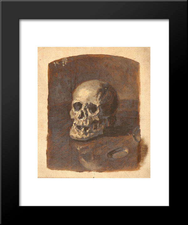Study Of Skull 20x24 Black Modern Wood Framed Art Print Poster by Roerich, Nicholas