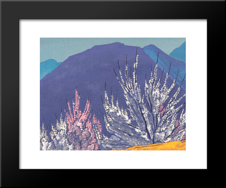 Study To Krishna 20x24 Black Modern Wood Framed Art Print Poster by Roerich, Nicholas