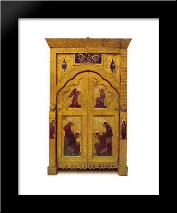 The King'S Gate With The Gate Canopy 20x24 Black Modern Wood Framed Art Print Poster by Roerich, Nicholas