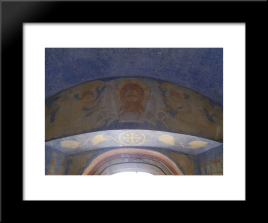 The Painting Of Chapel Of St. Anastasia 20x24 Black Modern Wood Framed Art Print Poster by Roerich, Nicholas