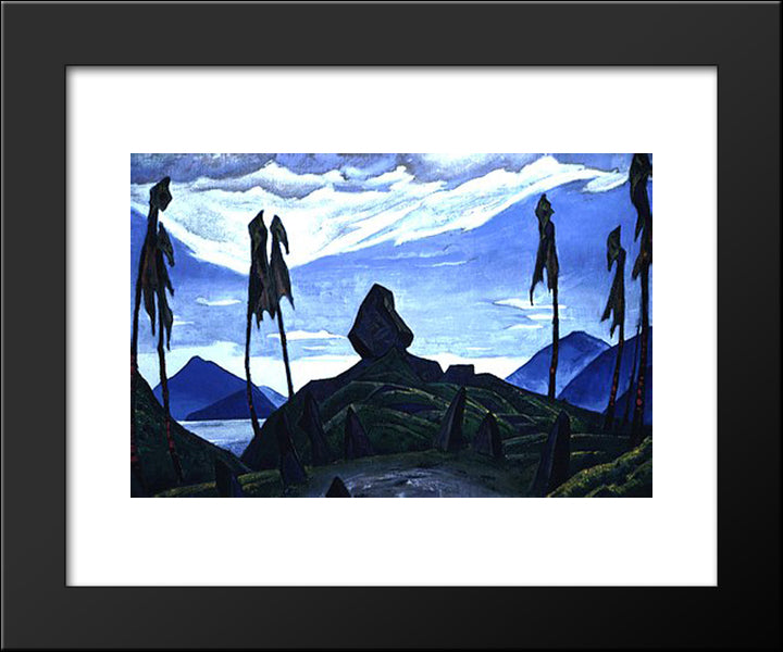The Rite Of Spring 20x24 Black Modern Wood Framed Art Print Poster by Roerich, Nicholas