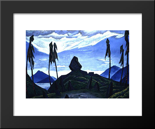The Rite Of Spring 20x24 Black Modern Wood Framed Art Print Poster by Roerich, Nicholas