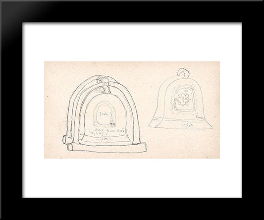 The Tsar-Bell 20x24 Black Modern Wood Framed Art Print Poster by Roerich, Nicholas