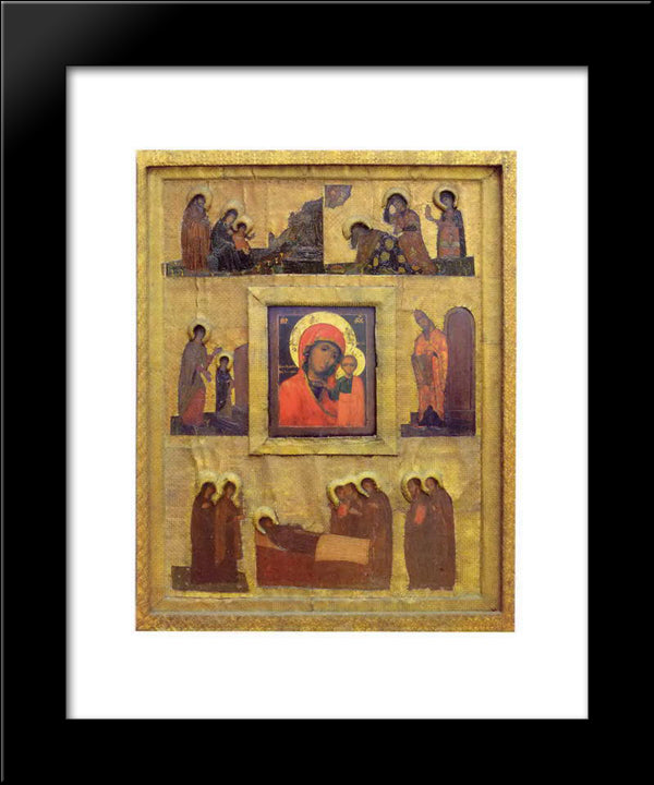 The Virgin Holidays 20x24 Black Modern Wood Framed Art Print Poster by Roerich, Nicholas