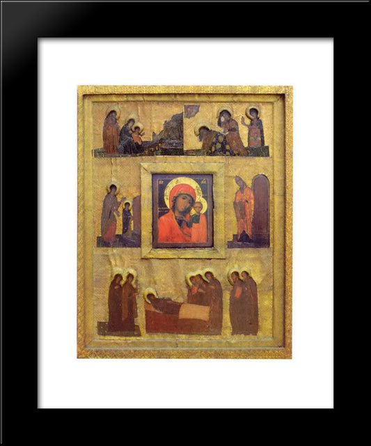 The Virgin Holidays 20x24 Black Modern Wood Framed Art Print Poster by Roerich, Nicholas