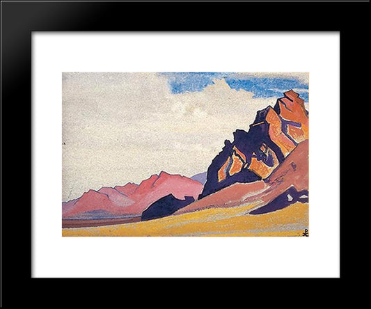 Timur Khada. Mongolia. 20x24 Black Modern Wood Framed Art Print Poster by Roerich, Nicholas