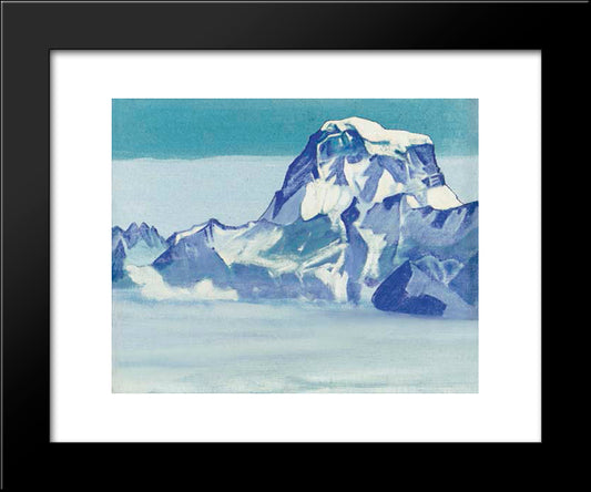 Toghrak-Dong 20x24 Black Modern Wood Framed Art Print Poster by Roerich, Nicholas